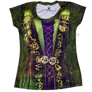 Disney Hocus Pocus Winifred Sanderson Costume Shir